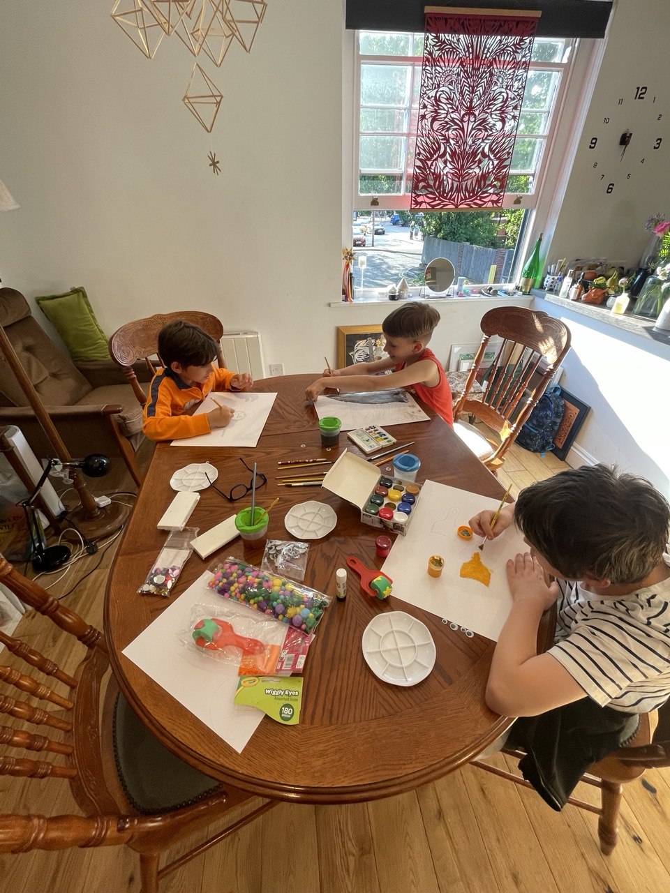 Children's art class